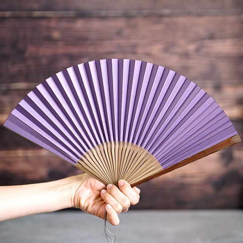 【扇子】洛色URUSHI 7.5寸 紫野行き 男持 | 京扇子 | RAKUKEI - Image 3