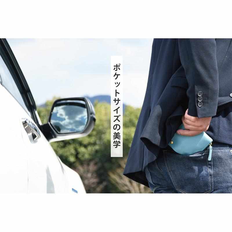 【本革キーケース】SMART MOVE! -type1 | アナログキーポケットタイプ- Mica Beige (雲母の京唐紙) | RAKUKEI - Image 17