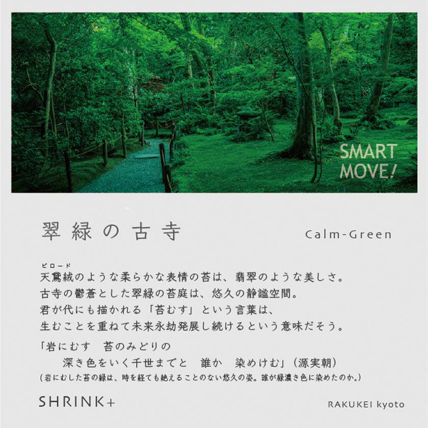 【本革キーケース】SMART MOVE! -type1 | アナログキーポケットタイプ- Calm Green (翠緑の古寺) | 革加工 | RAKUKEI - Image 11