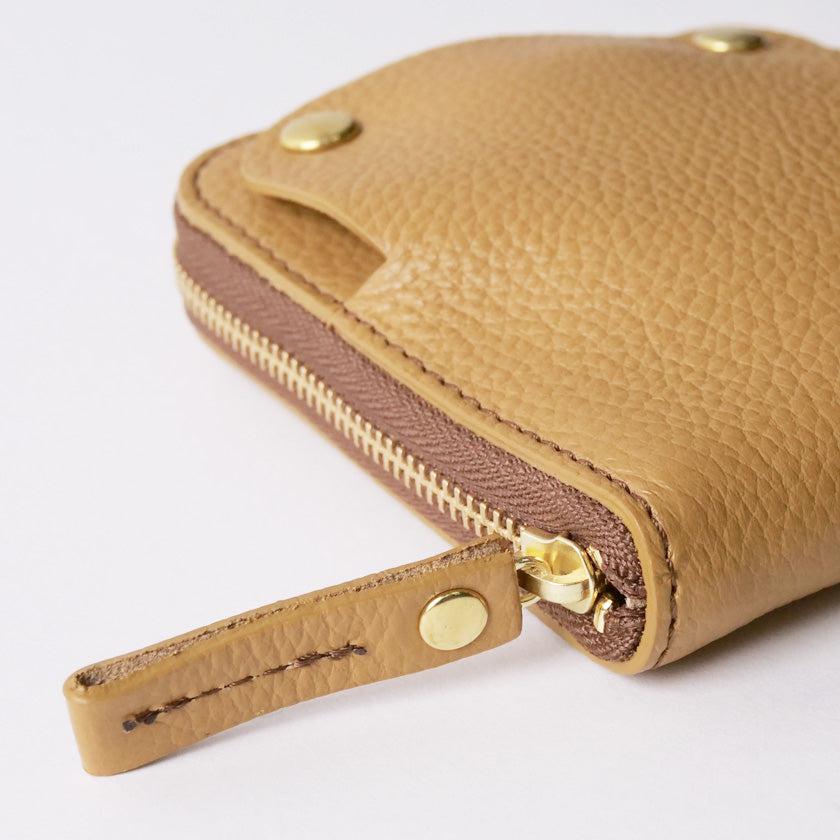 【本革キーケース】SMART MOVE! -type1 | アナログキーポケットタイプ- Amber Yellow (琥珀の街角) | 革加工 | RAKUKEI - Image 6