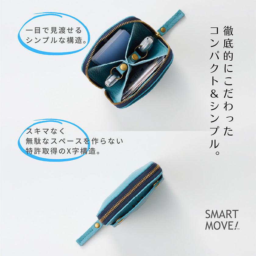 【本革キーケース】SMART MOVE! -type1 | アナログキーポケットタイプ- Burgundy Red (蘇芳の水鏡) | 革加工 | RAKUKEI - Image 17