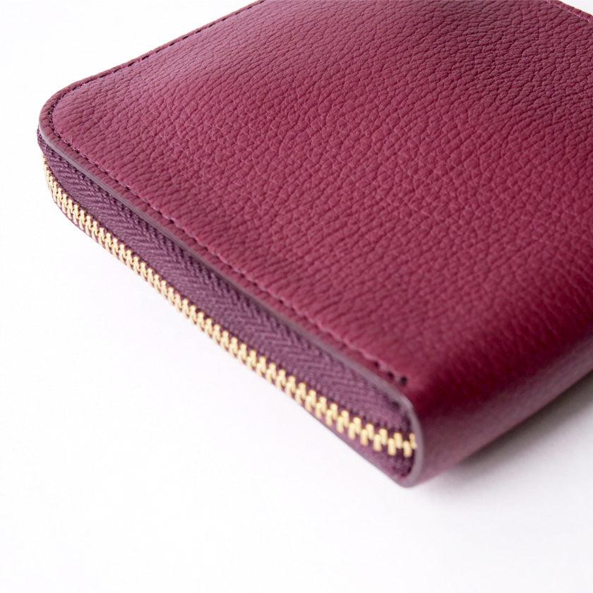 【本革キーケース】SMART MOVE! -type1 | アナログキーポケットタイプ- Burgundy Red (蘇芳の水鏡) | 革加工 | RAKUKEI - Image 7