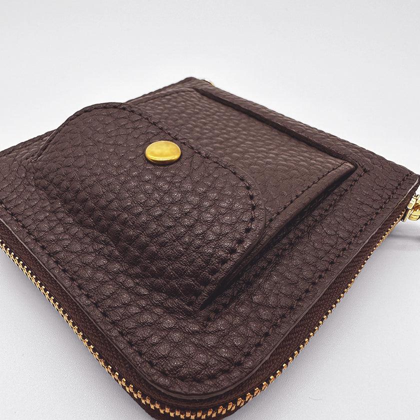 【本革キーケース】SMART MOVE! -type2 | コインポケットタイプ- Vesper Brown (夕照の塔) | 革加工 | RAKUKEI - Image 2