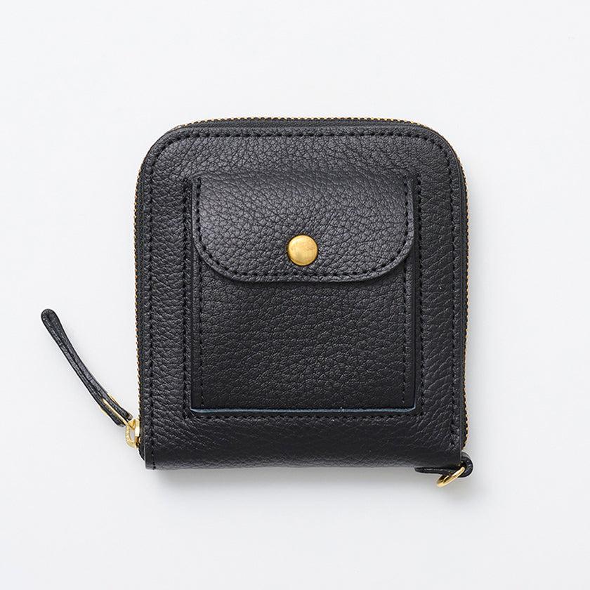 【本革キーケース】SMART MOVE! -type2 | コインポケットタイプ- Alley Black (路地入ル) | 革加工 | RAKUKEI - Image 7