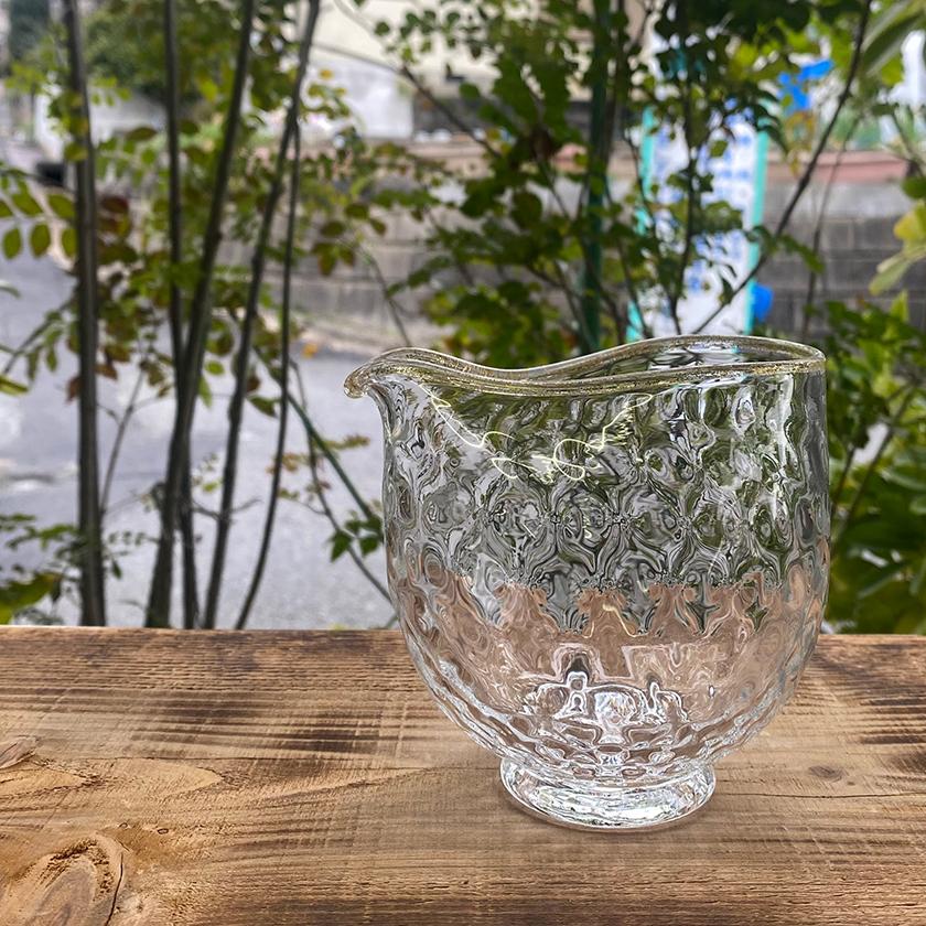 【吹きガラス】SUN GLASS STUDIO KYOTO 煌 酒器3ヶセット（酒差し1個&ぐい呑み2個） - Image 6