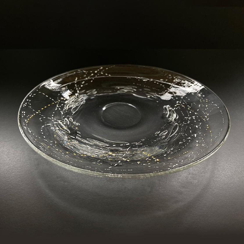 【吹きガラス】SUN GLASS STUDIO KYOTO 金銀舞 小皿 - Image 3
