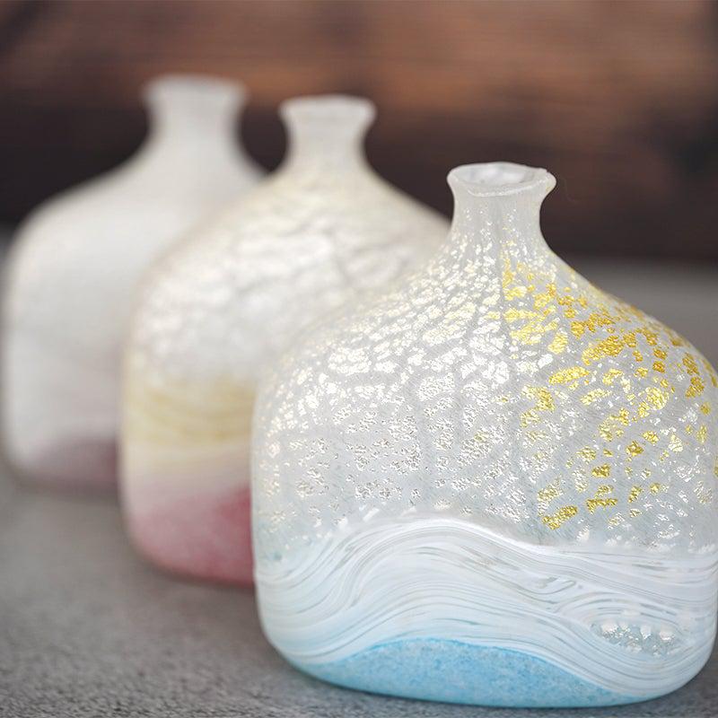 【吹きガラス】SUN GLASS STUDIO KYOTO 薫風 花器 ブルー - Image 2