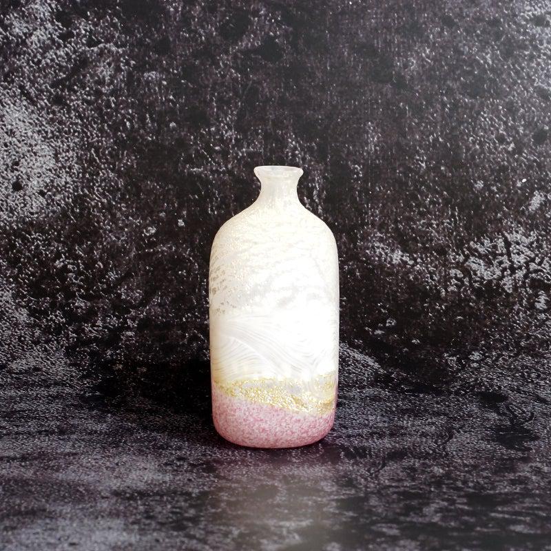 【吹きガラス】SUN GLASS STUDIO KYOTO 薫風 花器 ピンク - Image 11
