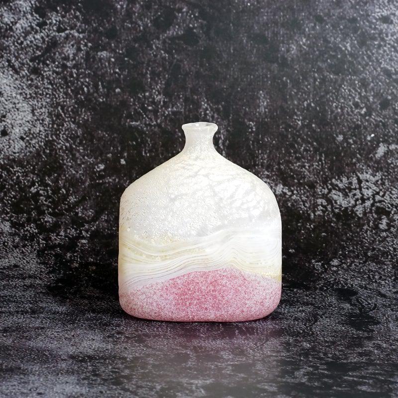 【吹きガラス】SUN GLASS STUDIO KYOTO 薫風 花器 ピンク - Image 8