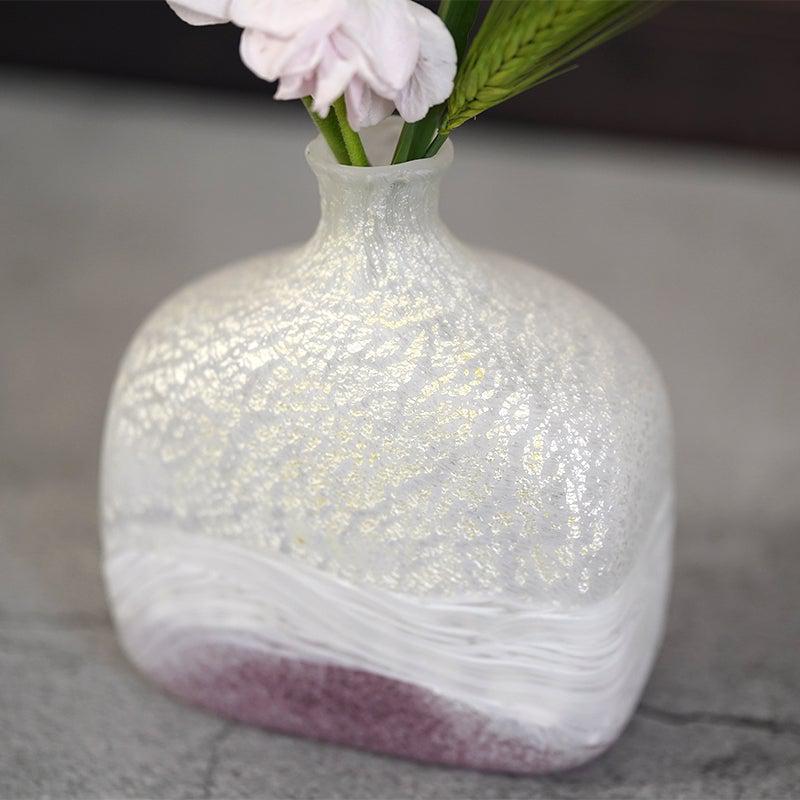 【吹きガラス】SUN GLASS STUDIO KYOTO 薫風 花器 パープル - Image 6