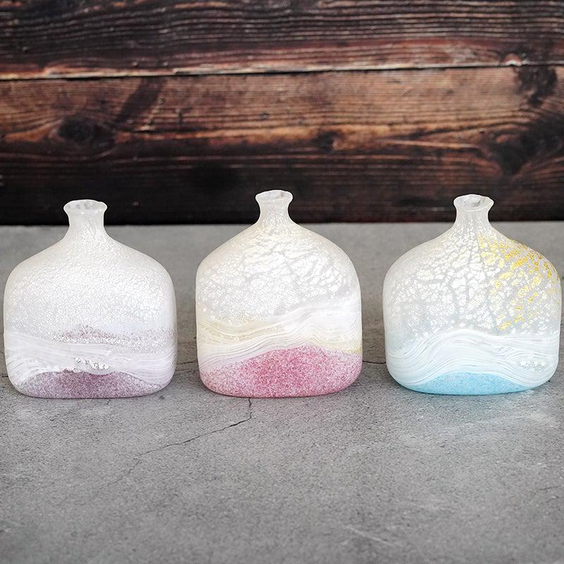 【吹きガラス】SUN GLASS STUDIO KYOTO 薫風 花器 パープル - Image 8