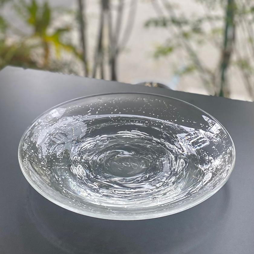 【吹きガラス】SUN GLASS STUDIO KYOTO 金銀舞 皿 2個セット - Image 3