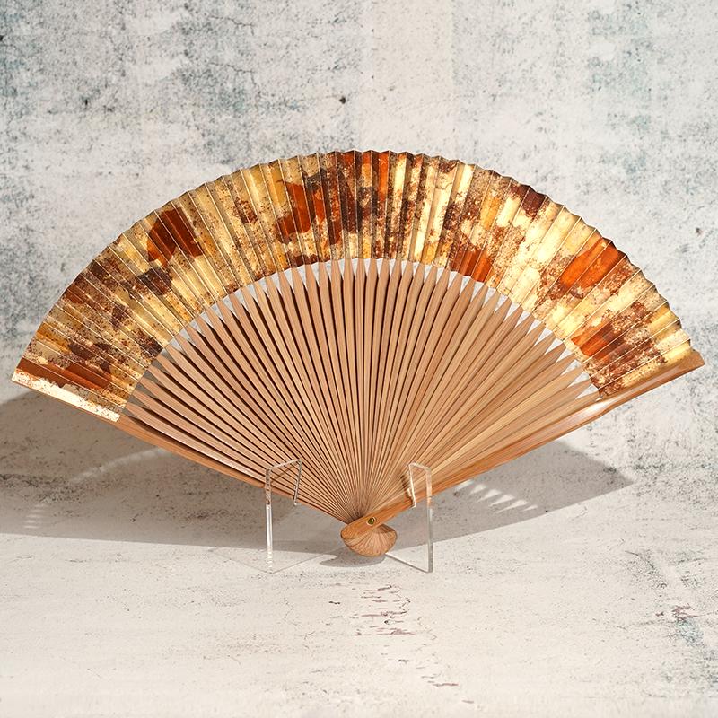 【扇子】箔彩 hakuiro 栗皮 7.5寸 | 京扇子 | 米原康人 - Image 7