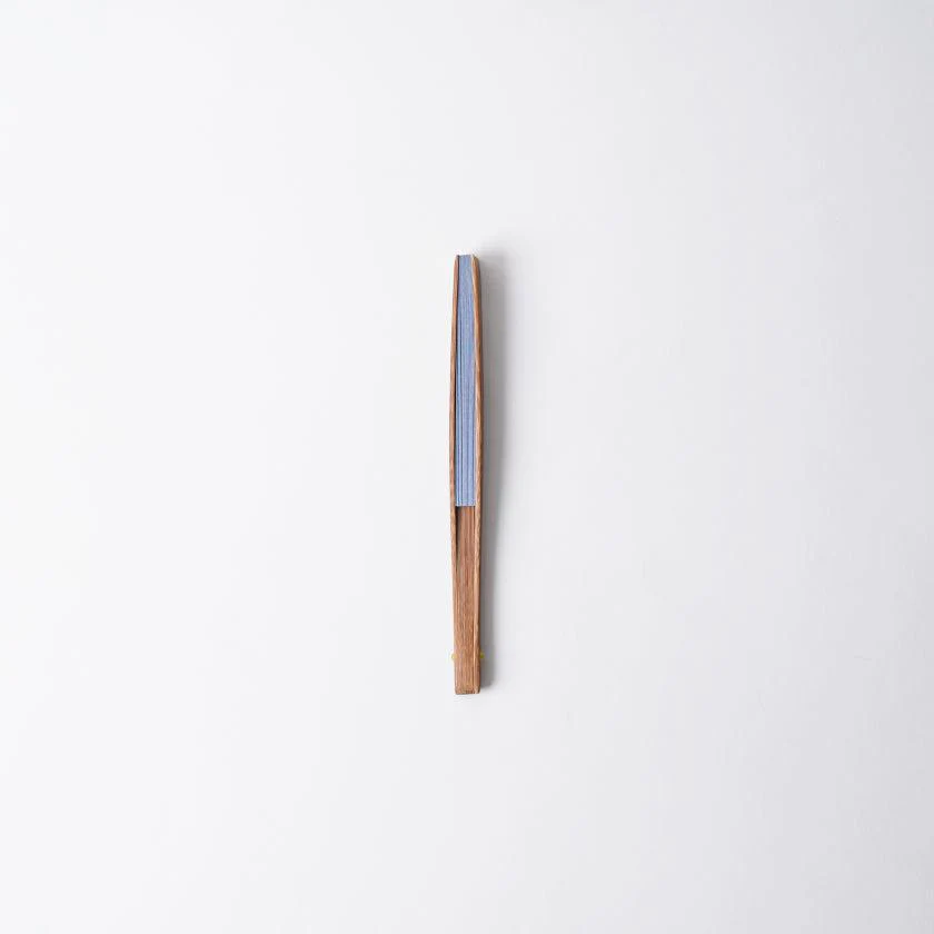 【扇子】箔彩 ブルー  6.5寸 | 京扇子 | 米原康人 - Image 10