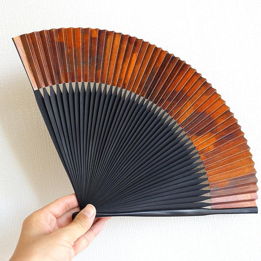 【扇子】燻 短地 7.5寸 pattern斑 | 京扇子 | 米原康人 - Image 8