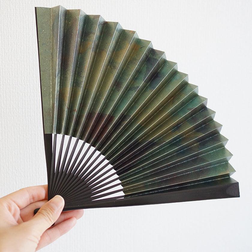 【扇子】美也古扇 燻 7.5寸 pattern斑 | 京扇子 | 米原康人 - Image 13
