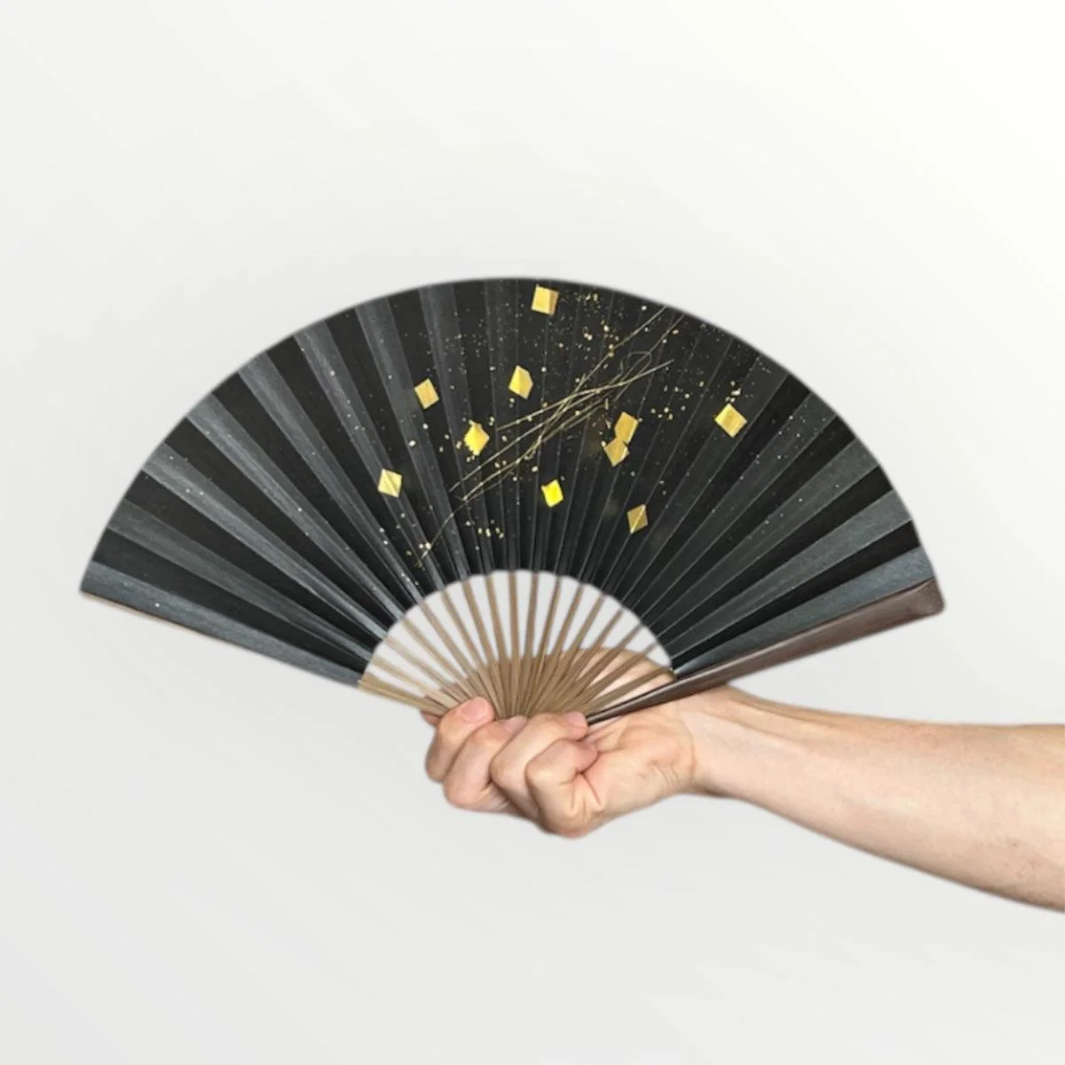 【扇子】箔図 image3 7寸 | 京扇子 | 米原康人 - Image 5