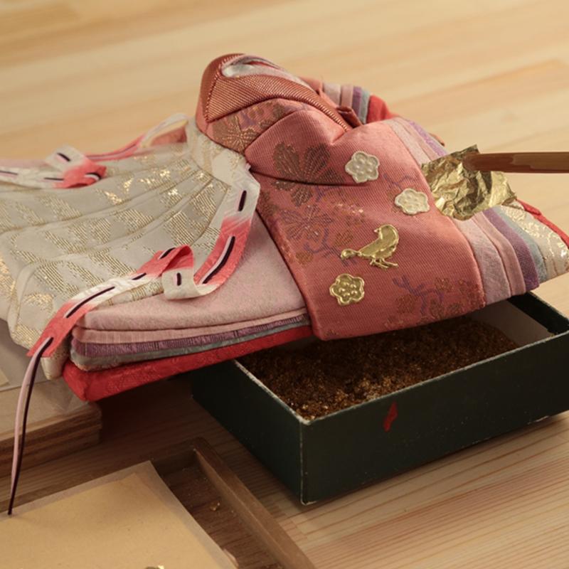 【木目込み人形】真多呂人形 芳春立雛 制作キット - Image 6