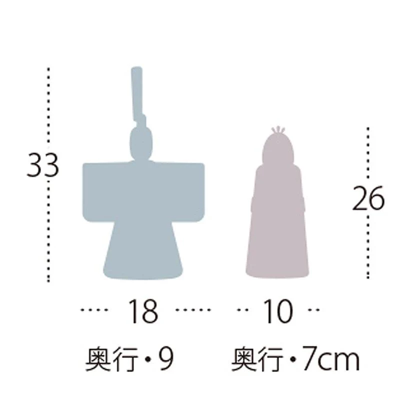 【木目込み人形】真多呂人形 光雲立雛セット - Image 4