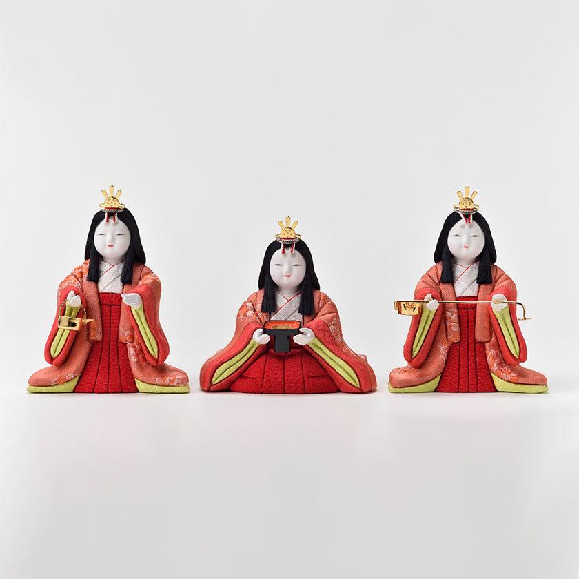 【木目込み人形】真多呂人形 五人飾り 葵 - Image 2