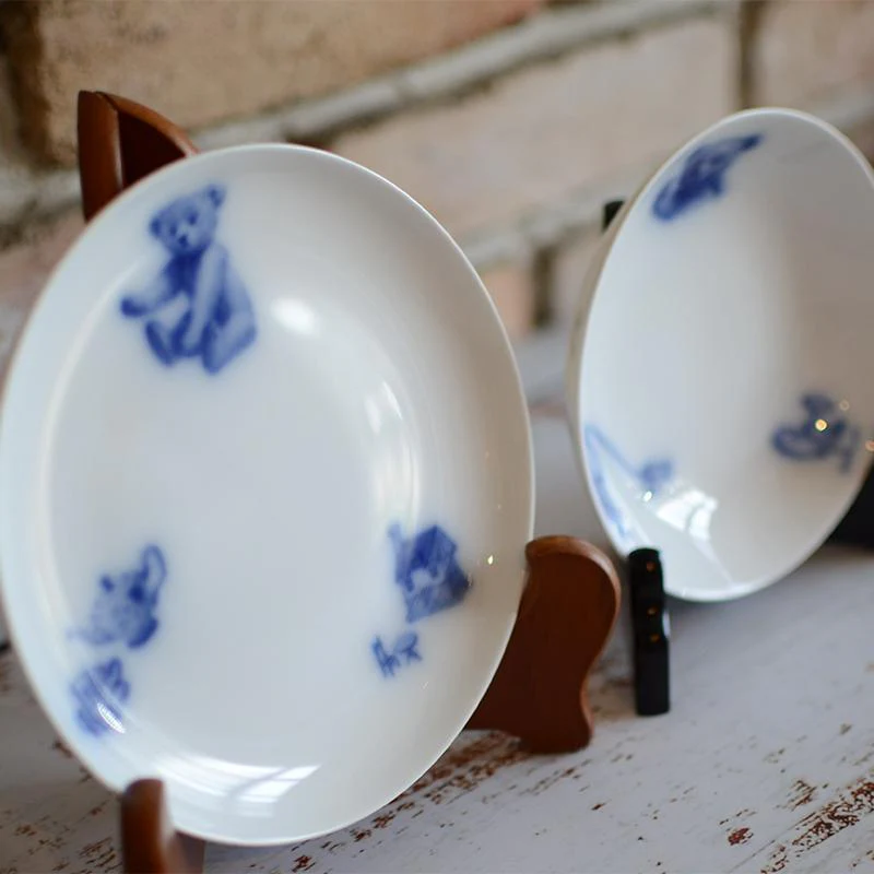 【磁器】大倉陶園 マイリトルベア3点セット（プレート、マグカップ、フルーツ皿） - Image 4