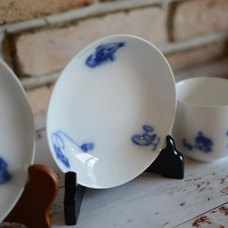 【磁器】大倉陶園 マイリトルベア3点セット（プレート、マグカップ、フルーツ皿） - Image 5