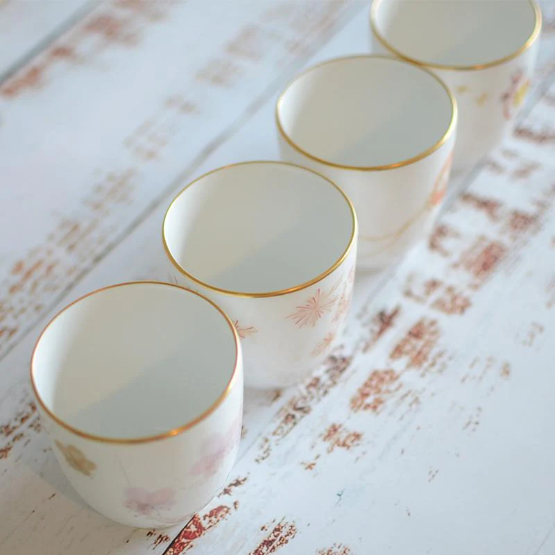 【磁器】大倉陶園 四季湯呑み碗シリーズ（4客揃） - Image 9