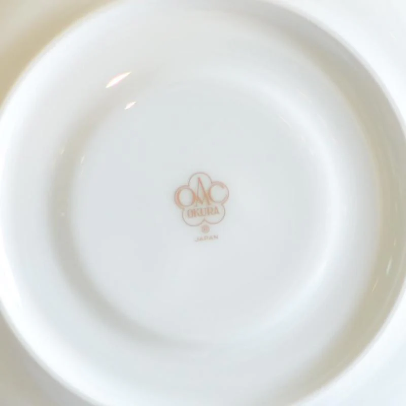 【磁器】大倉陶園 ブルーローズ カップ&ソーサー - Image 9