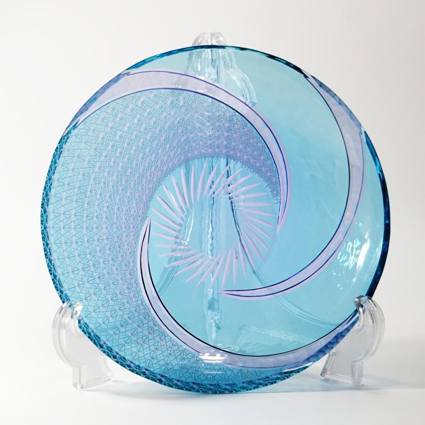 【お皿】中皿 流菊 -nagare kiku-｜切子 - Image 7