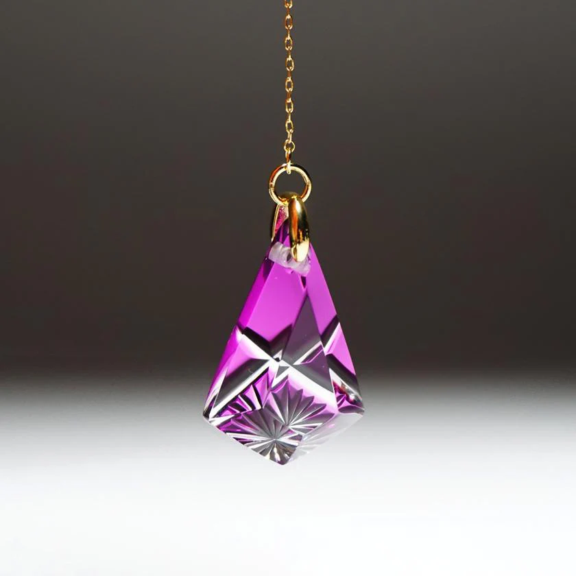 【ピアス】アメリカンピアス 星華 -seika- 2ヶ (金紫) | 切子 | 凛然 - Image 7