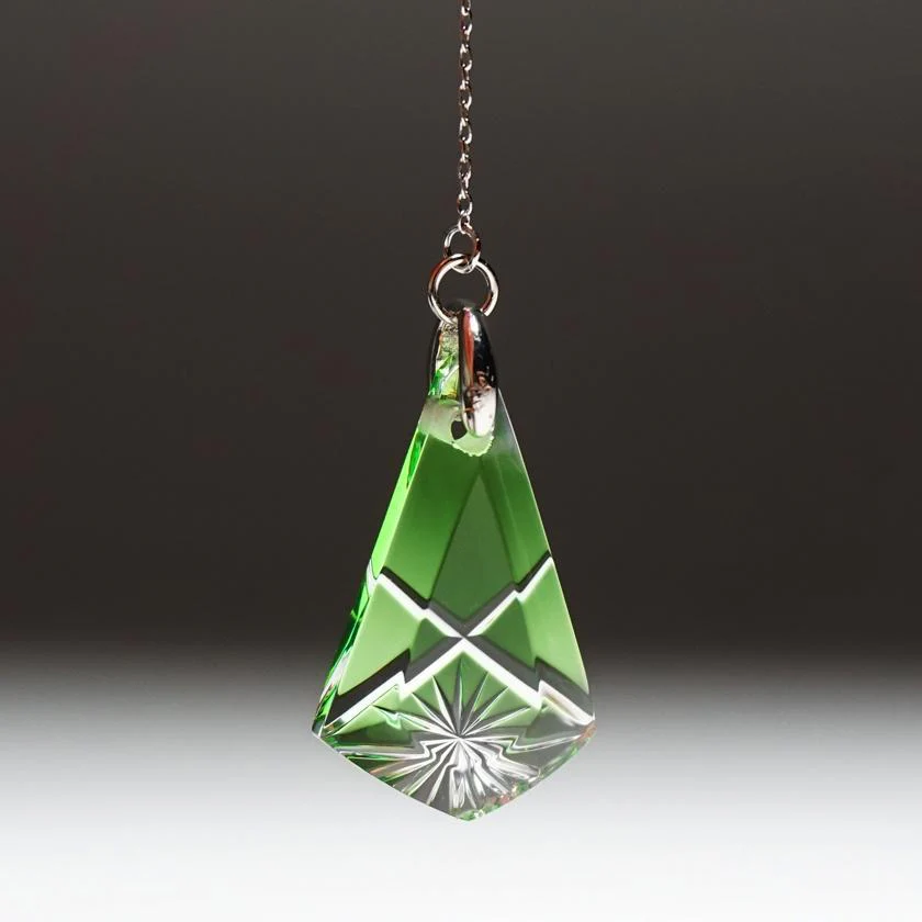 【ピアス】アメリカンピアス 星華 -seika- 2ヶ (緑) | 切子 | 凛然 - Image 7