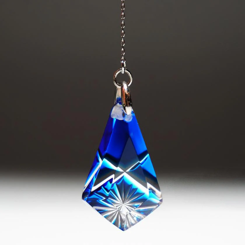 【ピアス】アメリカンピアス 星華 -seika- 2ヶ (青) | 切子 | 凛然 - Image 7