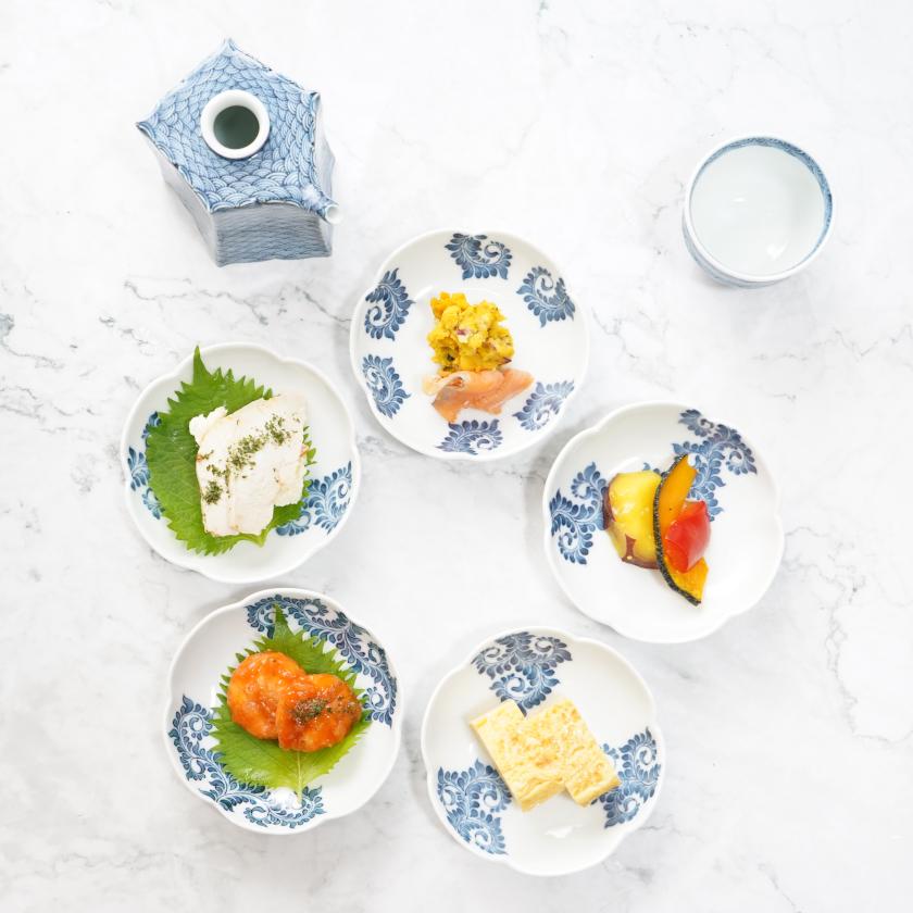 【酒瓶】五角 青海波 | 三川内焼 | 平戸松山窯 - Image 5