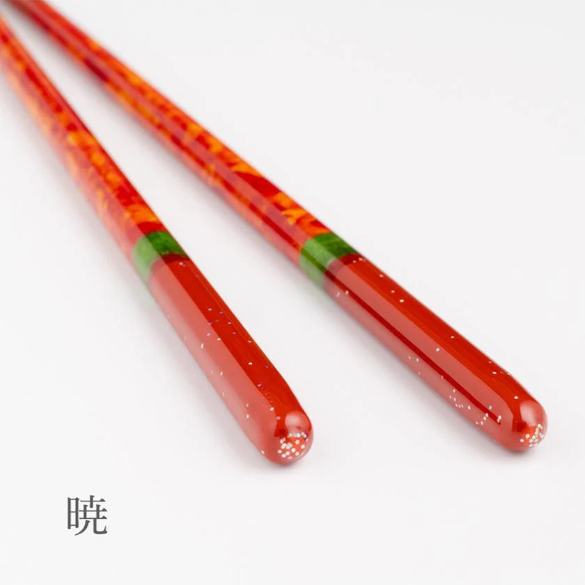【箸】 夜空 暁 箸置付 (22.5cm) |筆描き - Image 6
