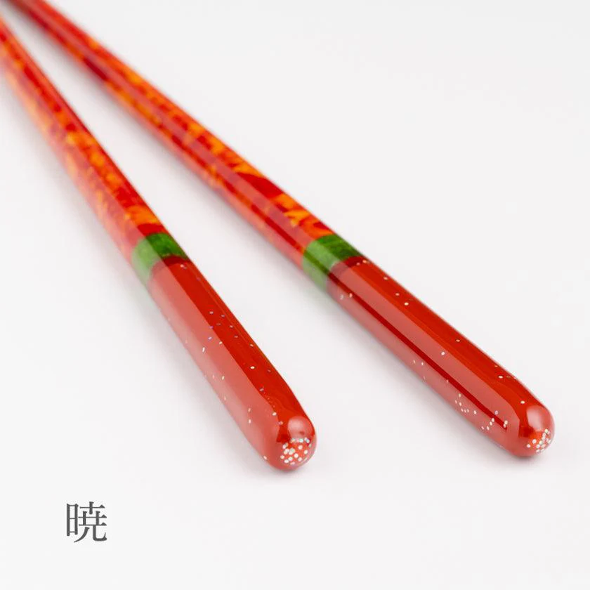 【夫婦箸】ペア 夜空 箸置付 (22.5cm) |筆描き - Image 16