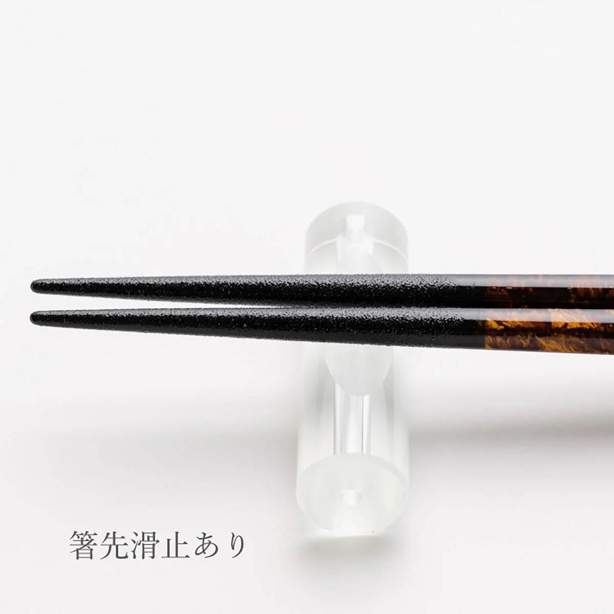 【箸】 夜空 宵 砂岩箸置付 (22.5cm) 桐箱 | 筆描き | 結晶 - Image 5