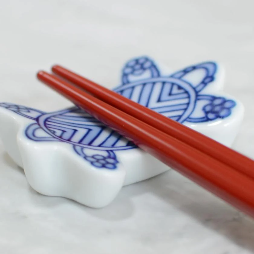 【輪島うるし箸 】橋本幸作漆器店 手彫り沈金箸 寿 青海波 (2膳, 名入れ可) - Image 9
