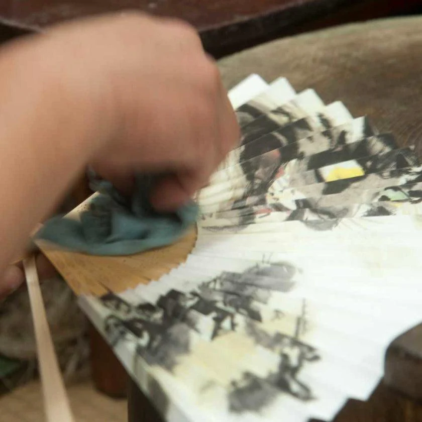 【扇子】男持 (7.5寸) 漆絵 鳳凰 (扇子袋付) | 名古屋扇子 | 末廣堂 - Image 26