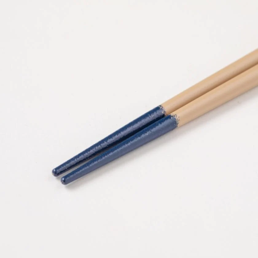 【漆 十八膳塗】十八膳 箸 こま 青 (1膳) - Image 7