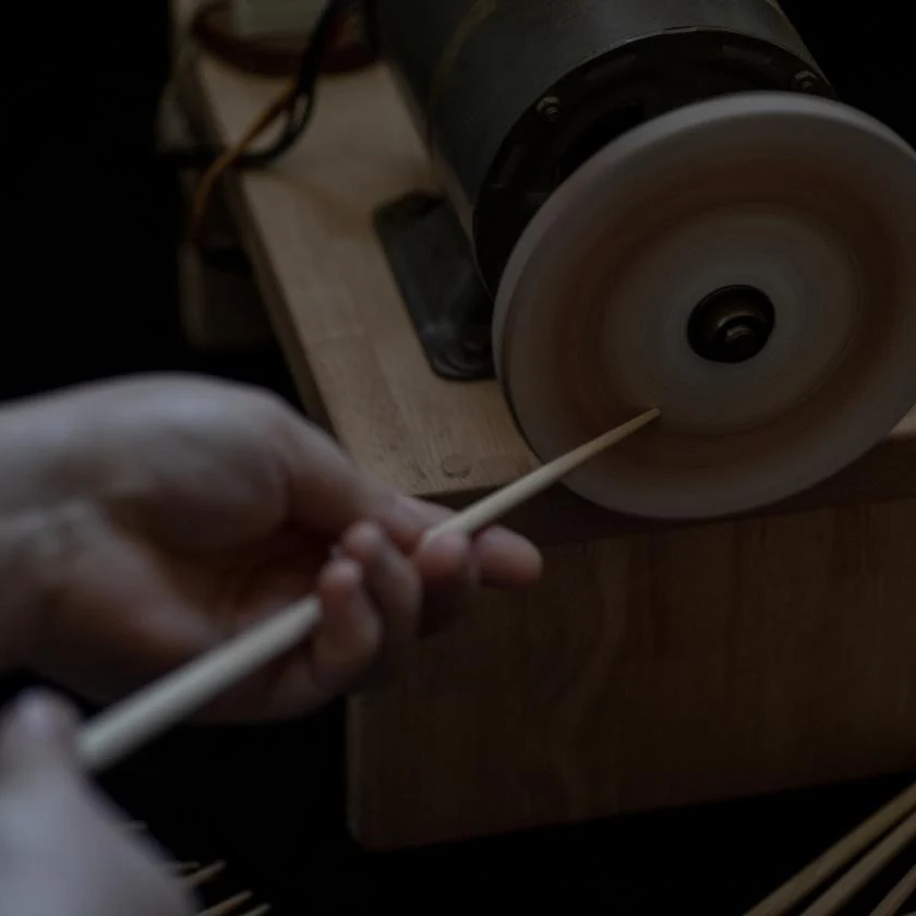 【漆 十八膳塗】十八膳 箸 こま 黄 (1膳) - Image 7