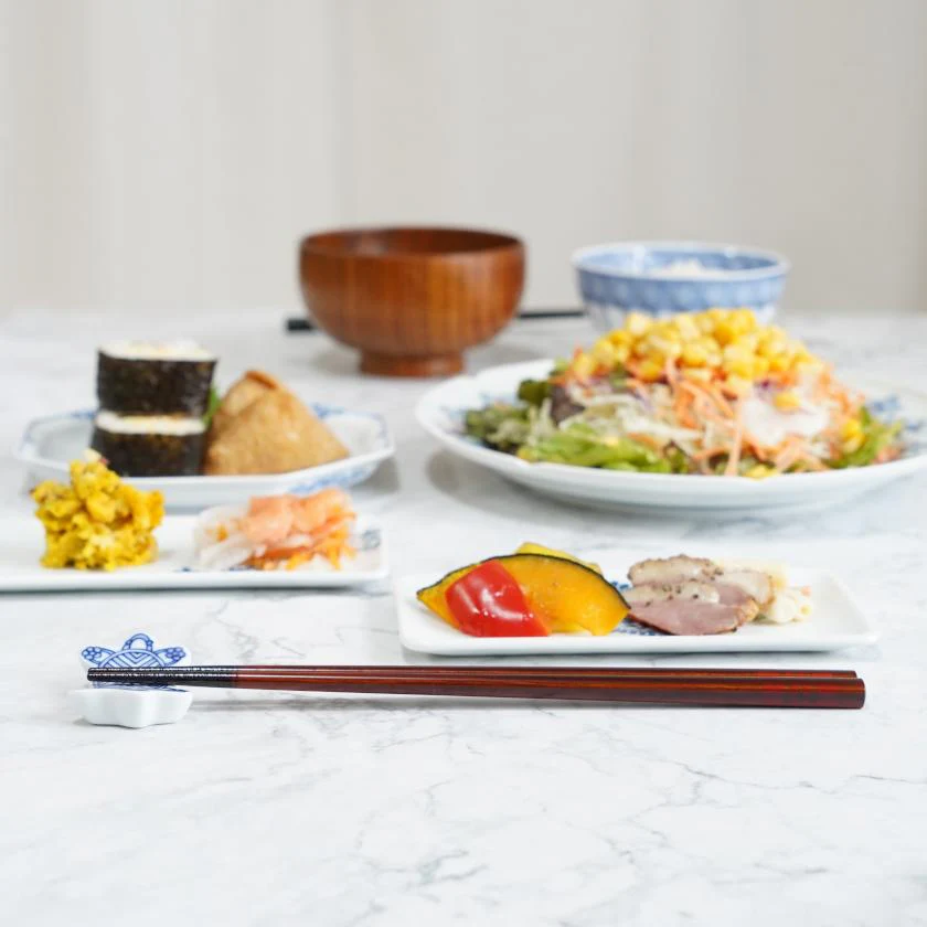 【漆 溜塗】十八膳 箸 だん 四段朱 (1膳) - Image 2