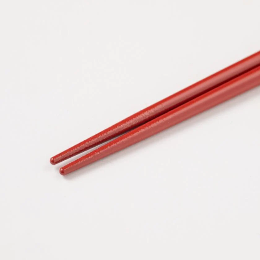 【漆 拭き漆 真塗】十八膳 箸 凛 あかがね・茶 (1膳) - Image 6