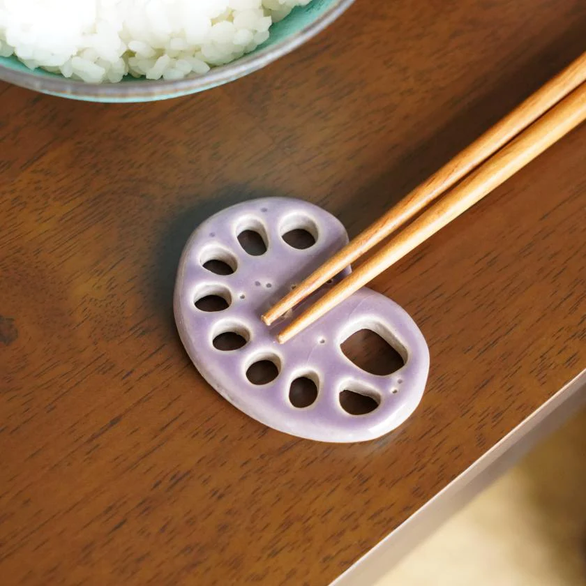 【箸置き】れんこん (5ヶ) | 大谷焼 | OTANIYAKI tamura 1784 - Image 7