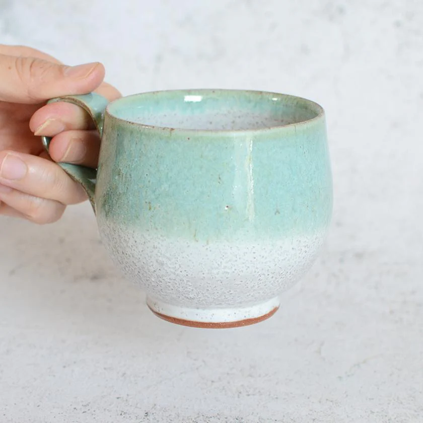 【大谷焼】梅里窯 究極のコーヒーカップ 白唐津 - Image 8