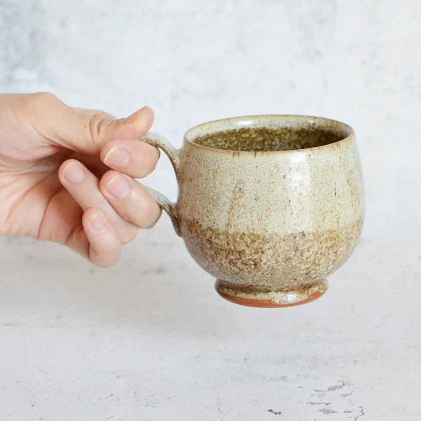 【大谷焼】梅里窯 究極のコーヒーカップ 芥子唐津 - Image 8