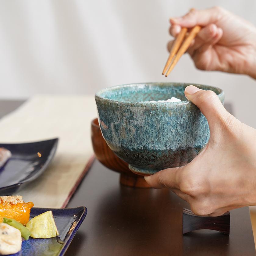 【大谷焼】梅里窯 令和茶碗 碧緑唐津 - Image 4