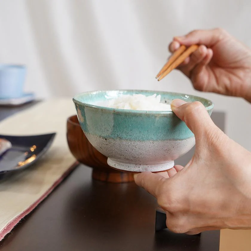 【大谷焼】梅里窯 平成茶碗 白唐津 - Image 4