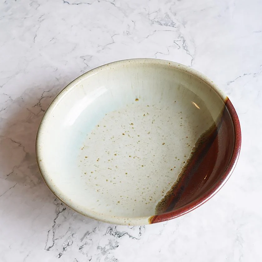 【大谷焼】森陶器 盛鉢 ツートンカラー (浅型) - Image 3