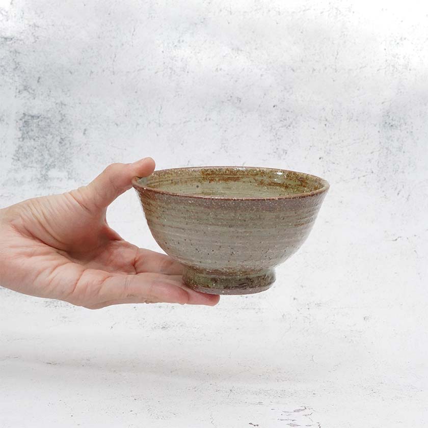【大谷焼】佳実窯 茶碗 (小) 刷毛目 - Image 3