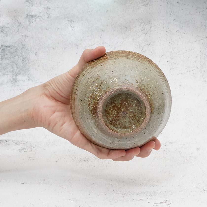 【大谷焼】佳実窯 茶碗 (小) 刷毛目 - Image 4